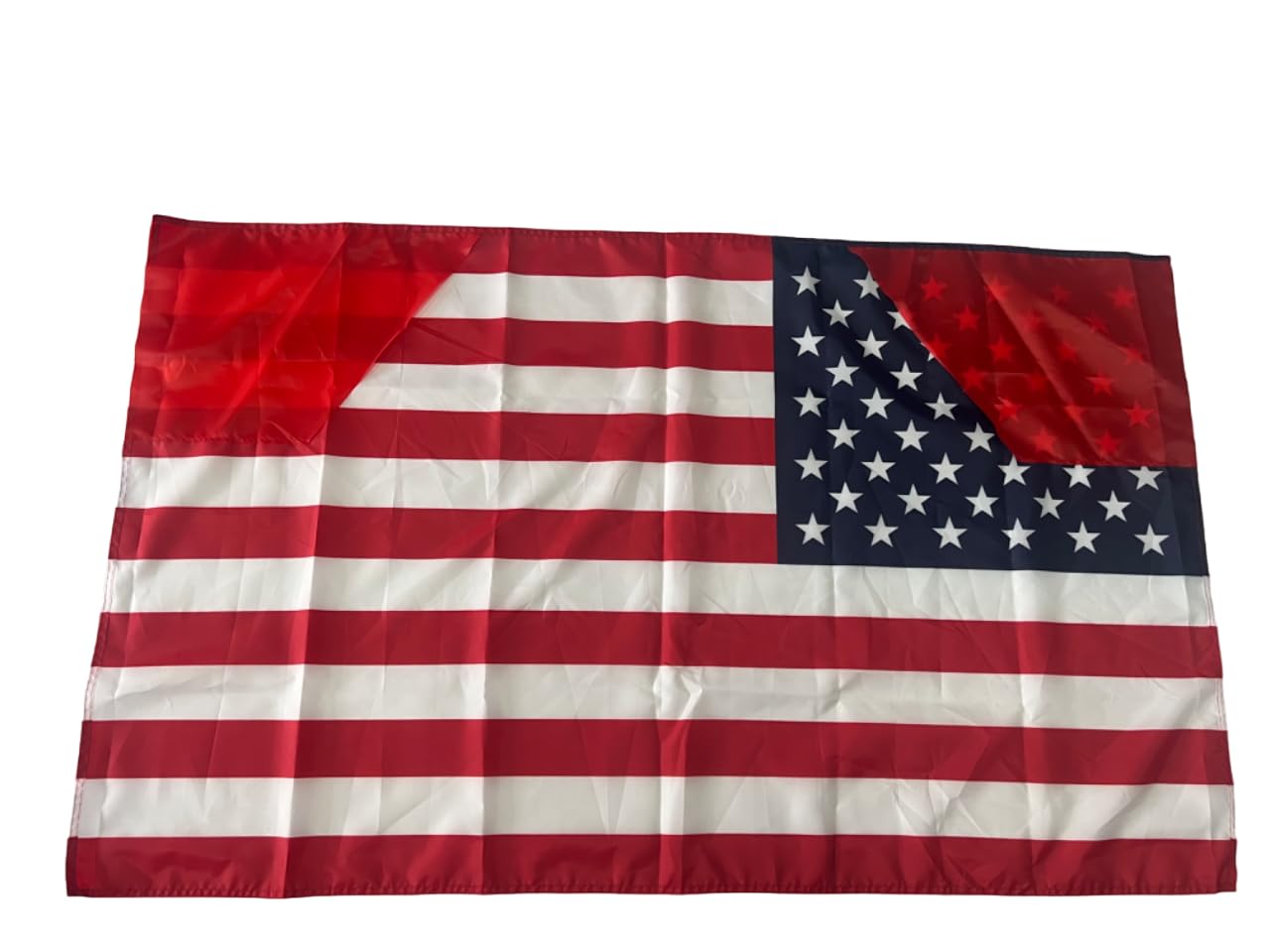 American Flag 3x5 FT Outdoor - USA Nylon US Flags with Embroidered Stars, Sewn Stripes and Brass Grommets
