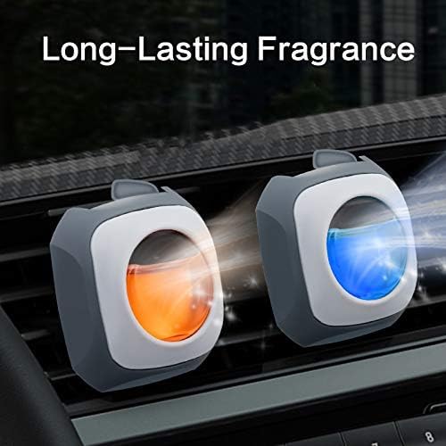 Car Air Freshener, New Car Scent Air Freshener Clip – 6 Vent Clips, 4ml Each, Delivering Extended Car Refreshment and Efficient Odor Elimination for Up to 150 Days.