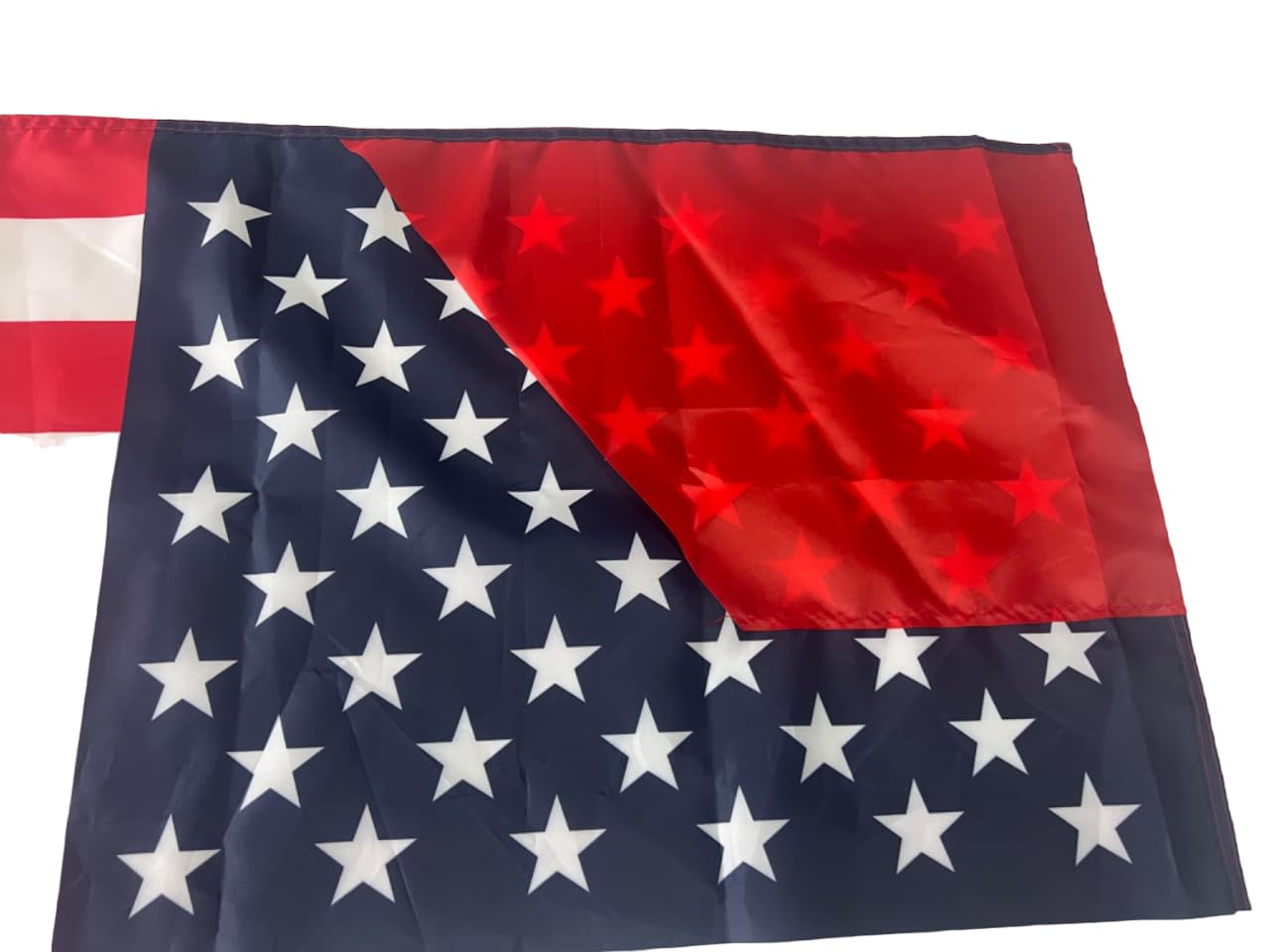 American Flag 3x5 FT Outdoor - USA Nylon US Flags with Embroidered Stars, Sewn Stripes and Brass Grommets