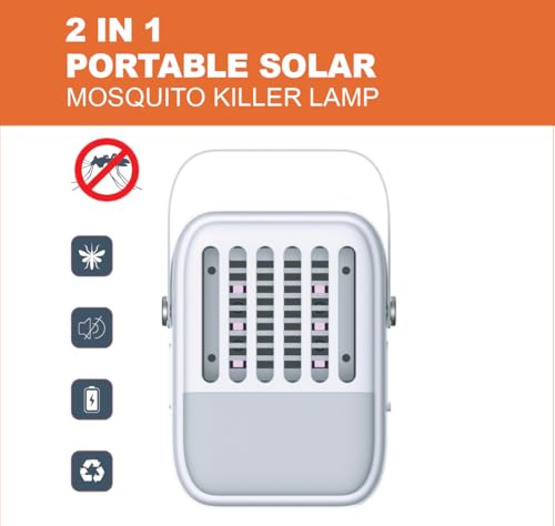 LED Bug Zapper Indoor, 10 Years Lifespan 3 Lamps Sustainable Less Power, 3800V Powerful Electric Mosquito Zapper, Durable Fly Trap Mosquito Trap, Fly Killer Fly Zapper