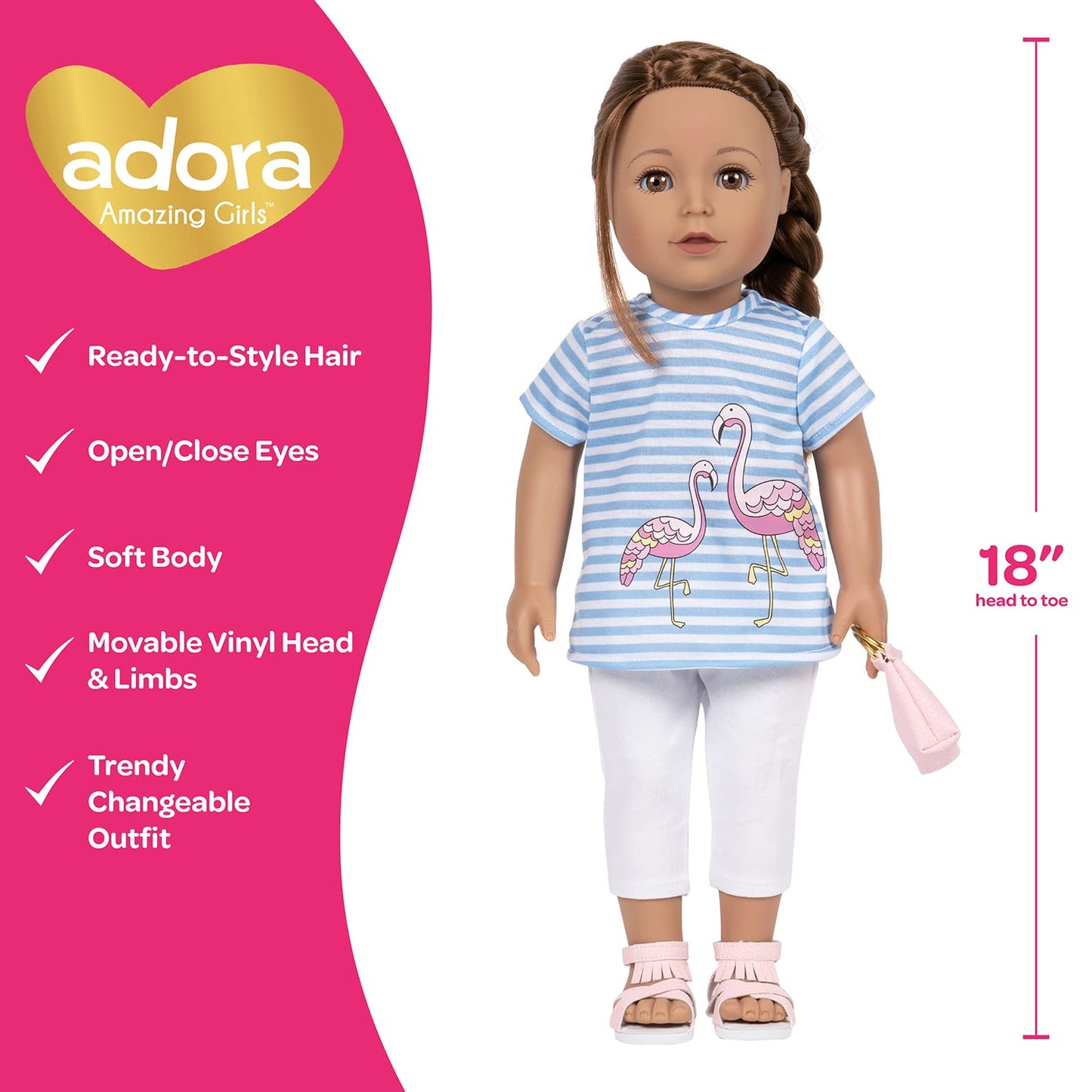 Adora 18” Amazon Exclusive Sweet Doll Collection Amazing Girls