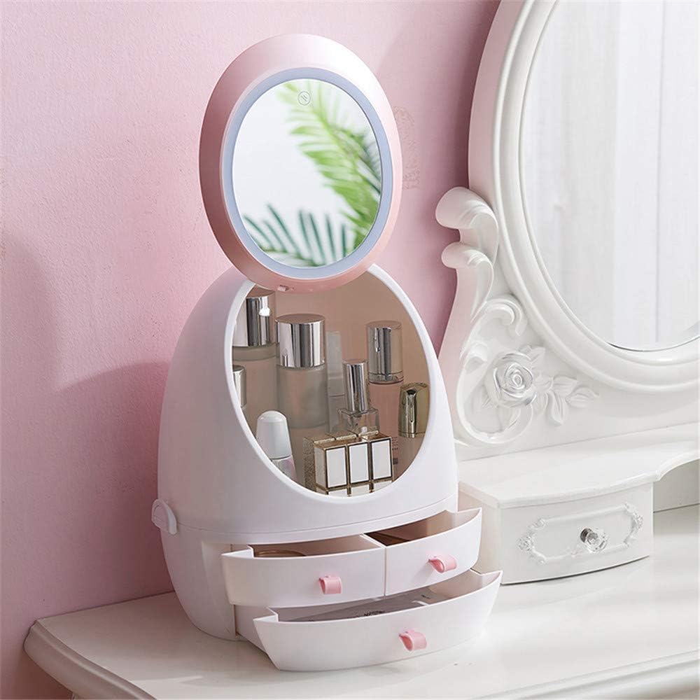 DailyTrade Makeup bag Storage Box, Countertop Portable Vanity Cosmetics MAKE UP bathroom organizers and Storage Cosmetics Organizer Box for Countertop & Drawers Skincare Organizers
