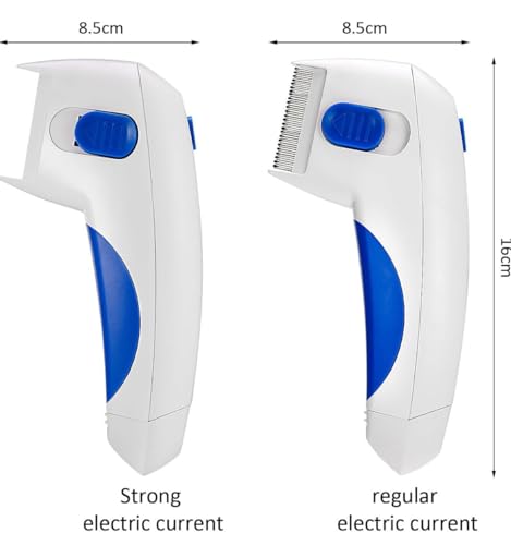 DailyTrade Electric Pet Grooming Comb, Removes Loose Hair, Suitable for Cats, Dogs & Rabbits, white
