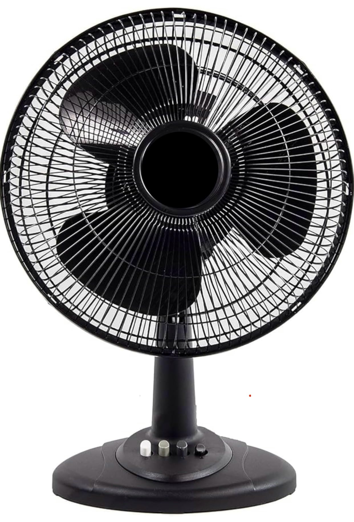 DailyTrade 12in Table Fan, Desk Fan, quiet small indoor fan, Ideal for Home, Bedroom, Dorm & Office,