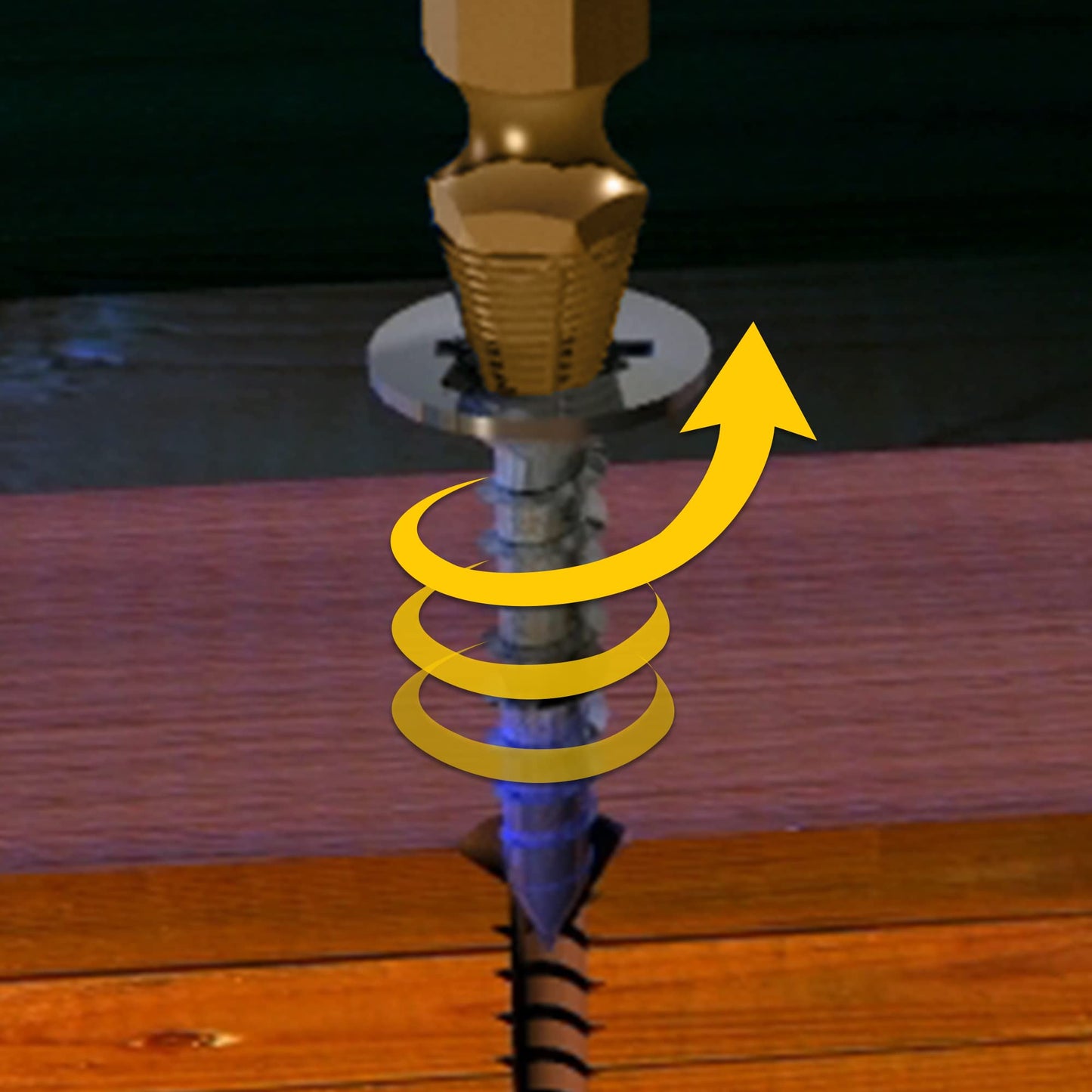 Speed Out Titanium Damaged Screw
