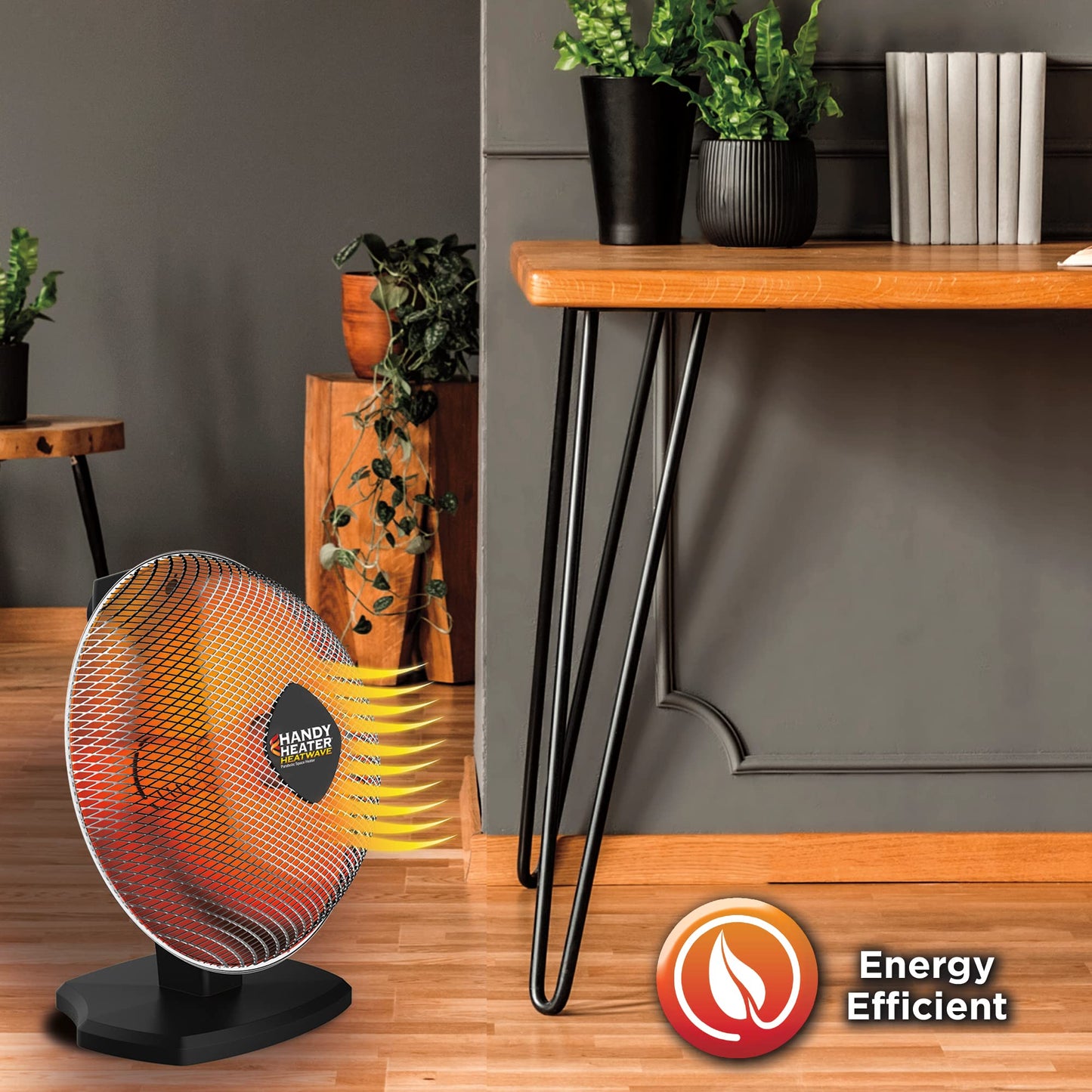 Handy Heater Heatwave Parabolic Space Heater with Advanced Ceramic Technology