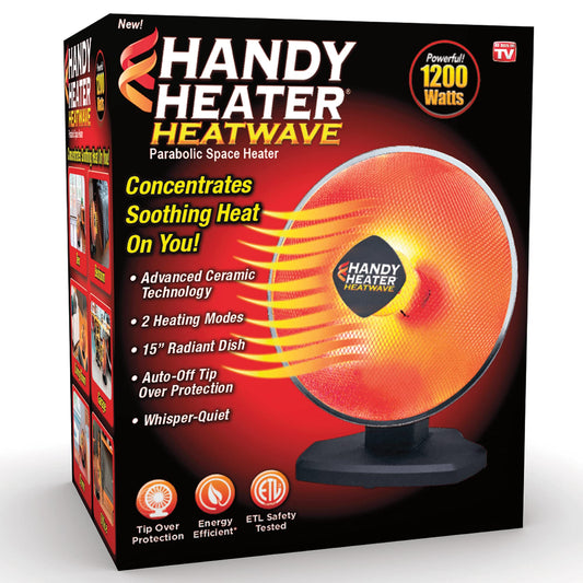 Handy Heater Heatwave Parabolic Space Heater with Advanced Ceramic Technology