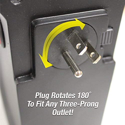 Ontel Handy Heater | Plug-In Personal Heater | Heat Boss | Compact Design | Quick and Easy Heat | Digital Display | Great for Travel | On/Off with Timer