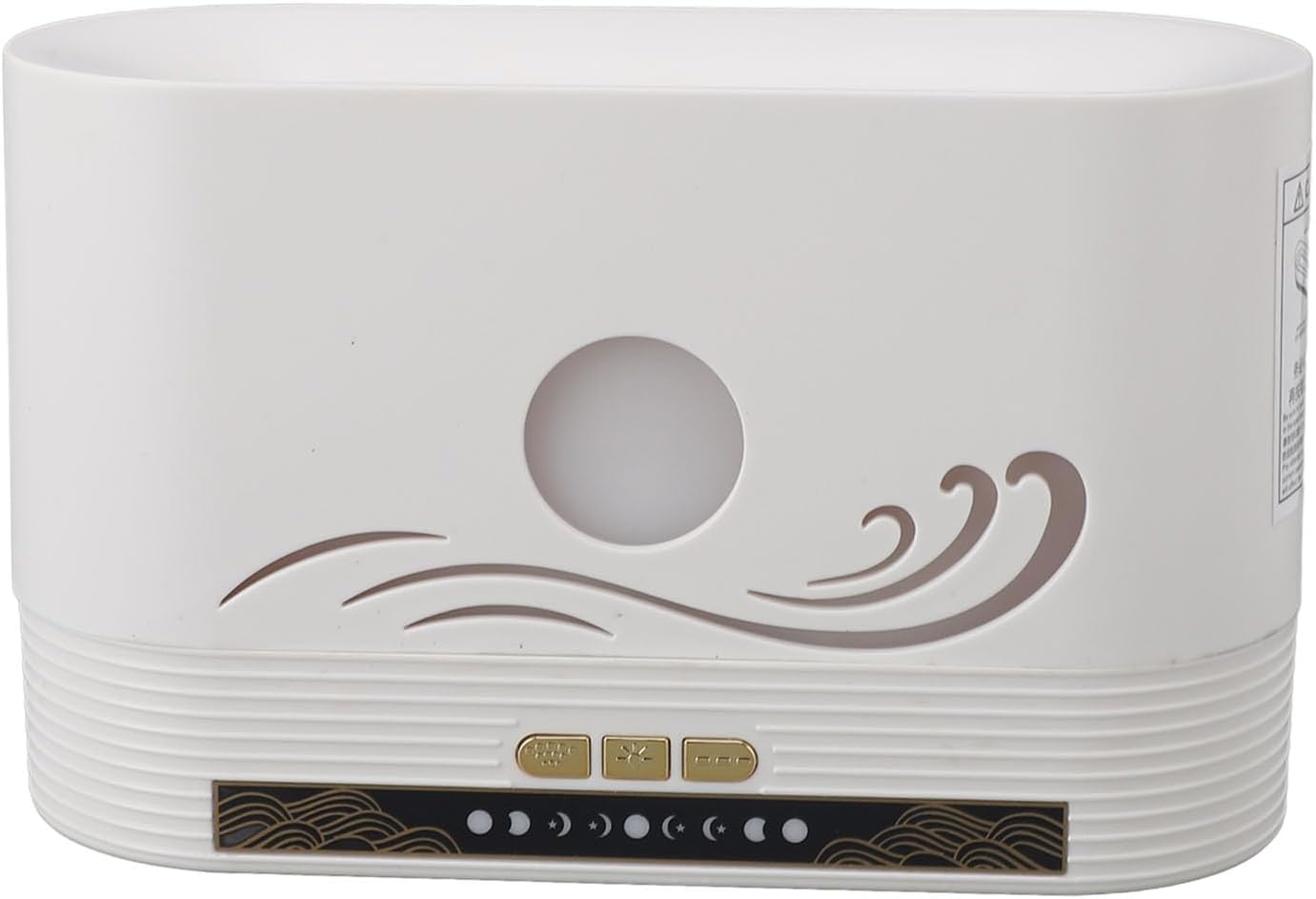 Flame Diffuser for Essential Oils, 250ml Ultrasonic Aroma Diffusers with Cool Mist, Aromatherapy Diffuser with Auto-Off Protection,3 Timer Settings, Small Humidifier for Home,Office,Bedroom,Gift