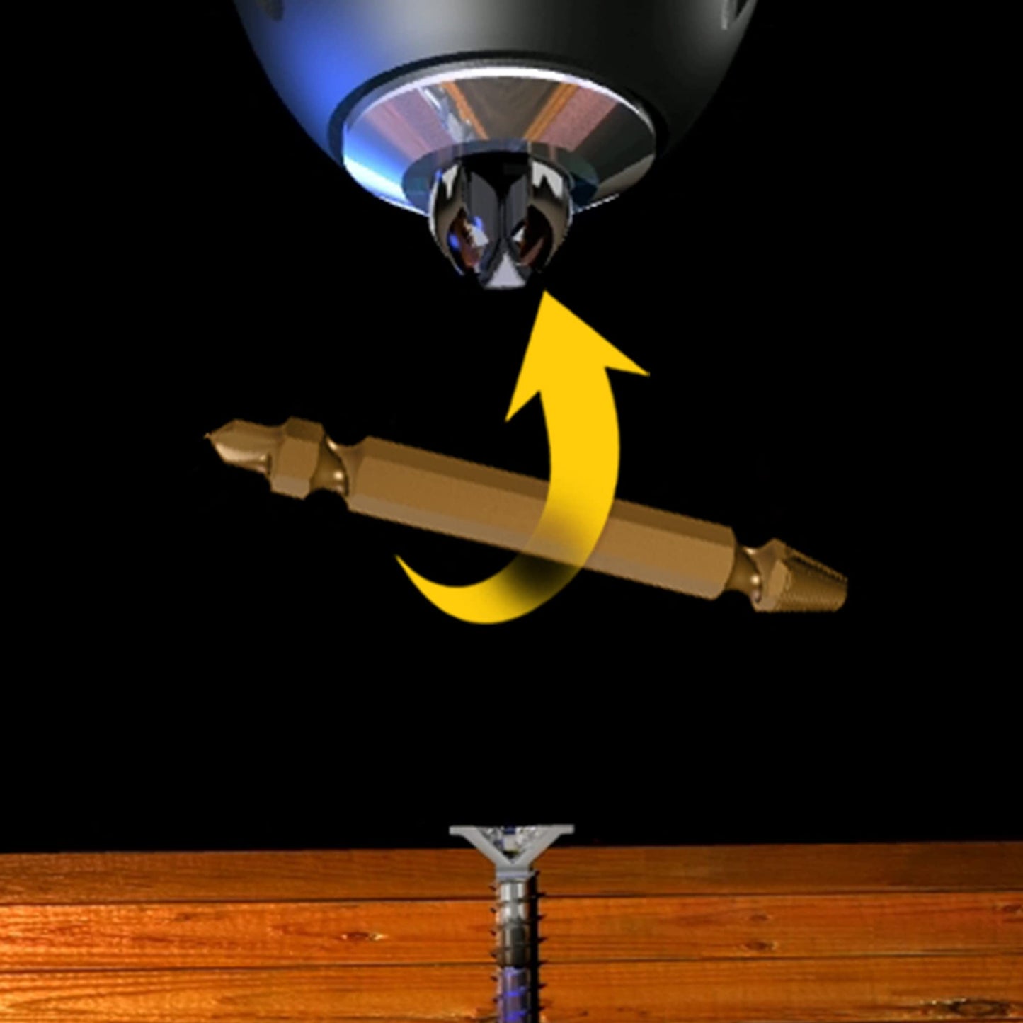 Speed Out Titanium Damaged Screw