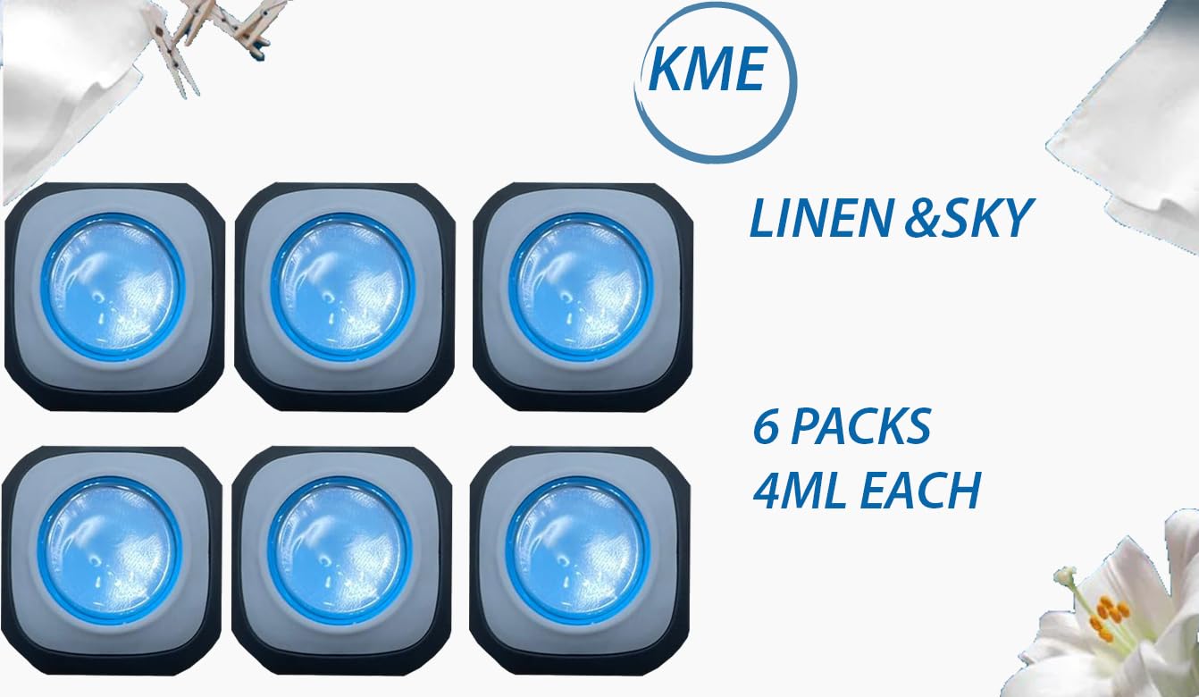 Blue Sky Car Air Freshener Vent Clip, 6ct by KME