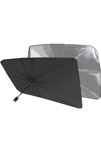 Ultra-Fold Sun Shield: Premium Reflective Car Windshield Shade - Block UV Rays, Heat, and Keep Your Vehicle Cool - Fits Most Cars, SUVs, and Trucks