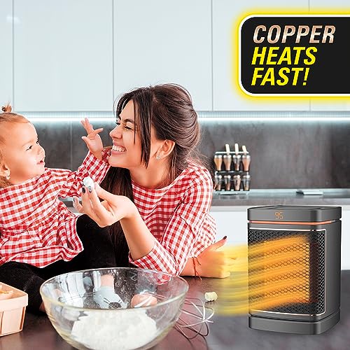 Ontel Handy Heater Copper Core Pure Warmth Ceramic Space Heater