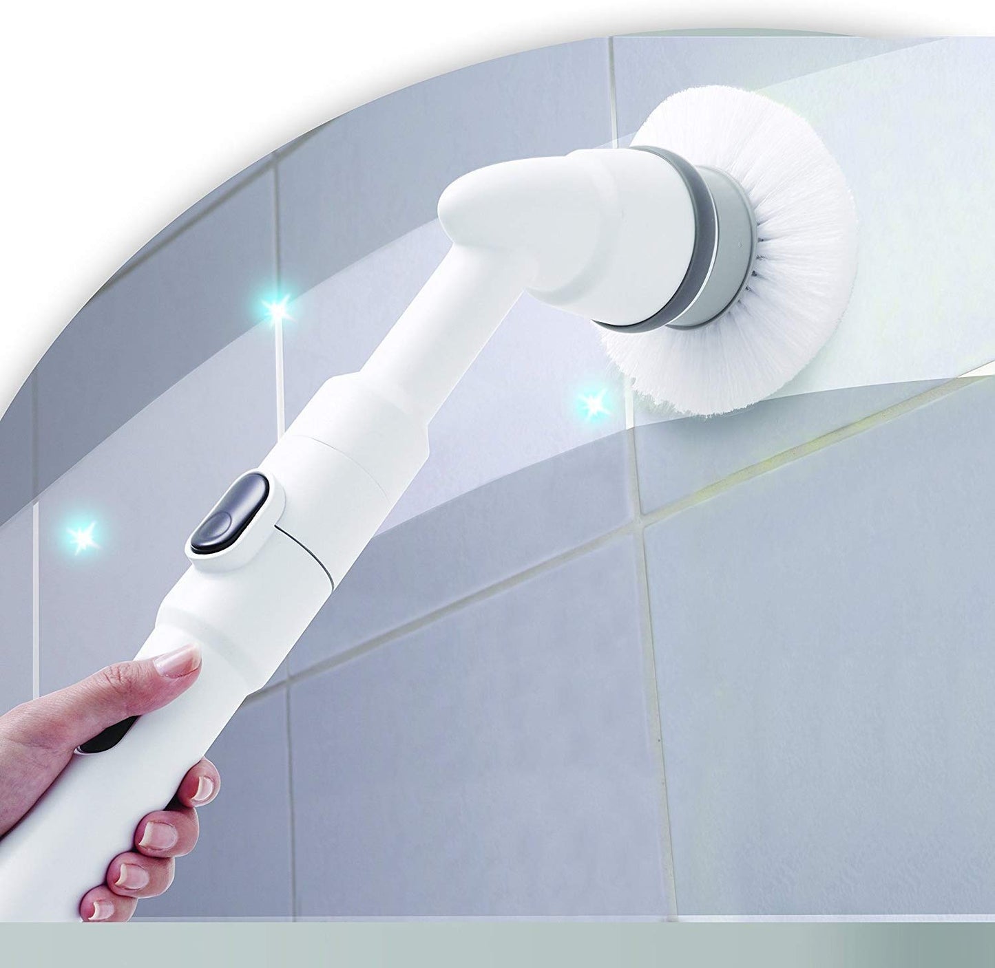 Turbo Scrub Ontel 360 Cordless Power Scrubber, One Size, White