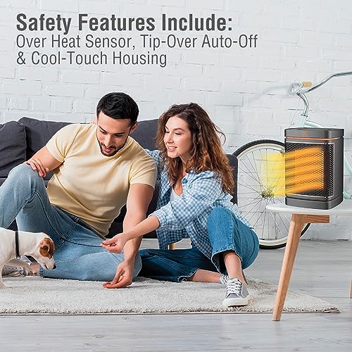Ontel Handy Heater Copper Core Pure Warmth Ceramic Space Heater