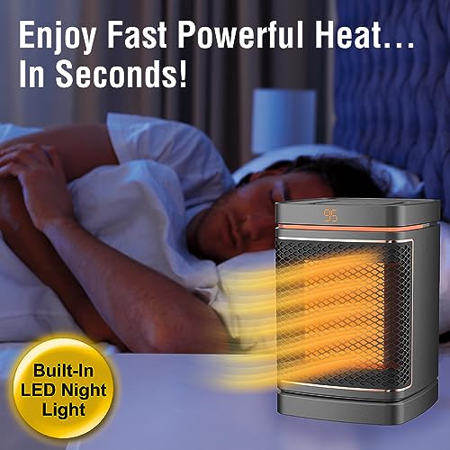 Ontel Handy Heater Copper Core Pure Warmth Ceramic Space Heater